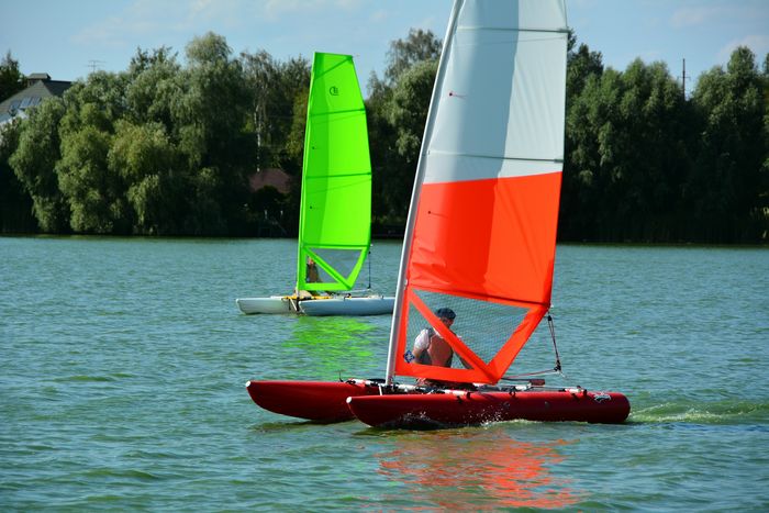Ducky 13 inflatable sailing catamaran