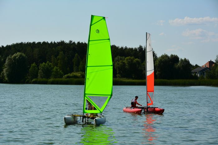 Ducky 13 inflatable sailing catamaran