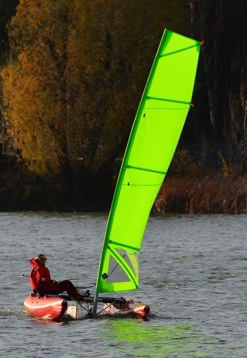 Ducky 13 inflatable sailing catamaran
