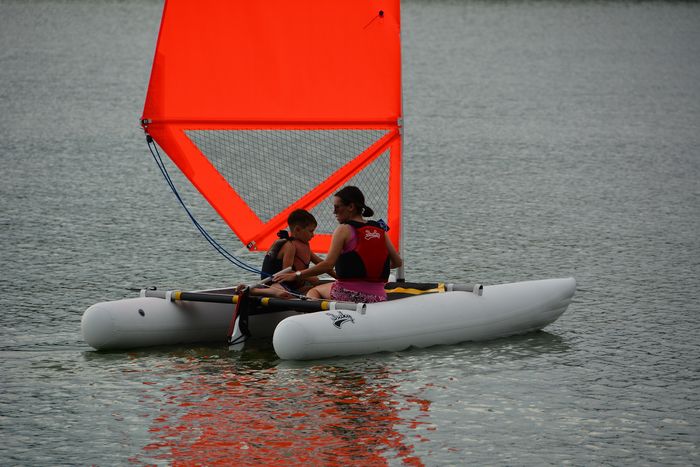Ducky 13 inflatable sailing catamaran