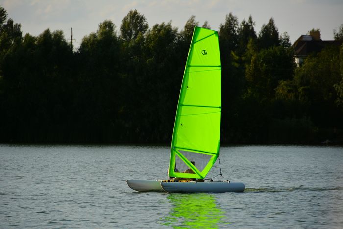 Ducky 13 inflatable sailing catamaran