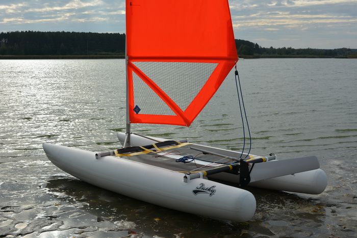 Ducky 13 inflatable sailing catamaran