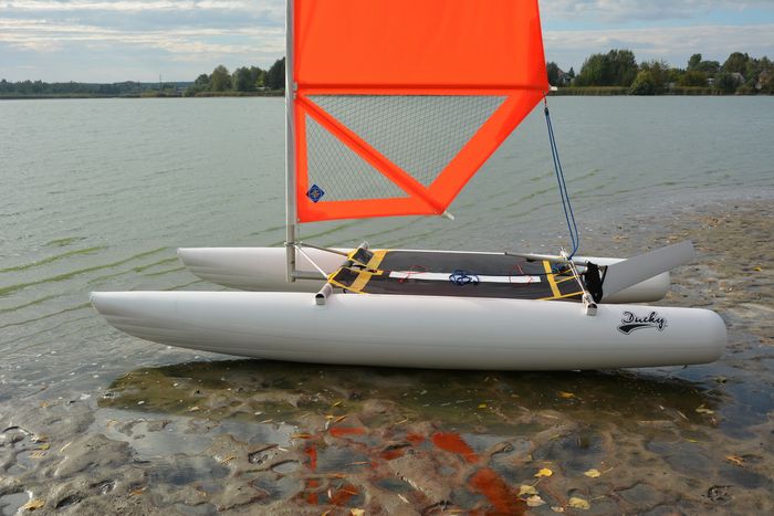 Ducky 13 inflatable sailing catamaran
